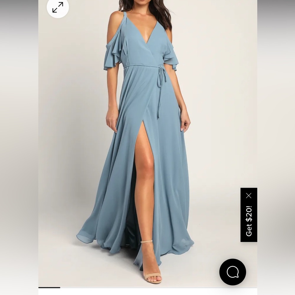 Lulus xl formal wrap dress.